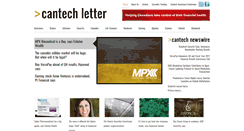 Desktop Screenshot of cantechletter.com